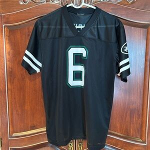 NY Jets Sanchez Black and White Men's Jersey Shirt